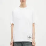 Bavlněné tričko Fiorucci Distressed bílá barva, M01FMTSH101CJ01WH06