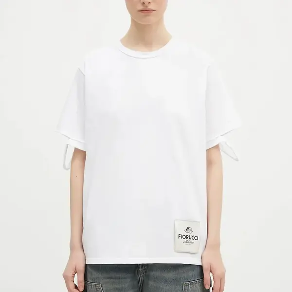 Bavlněné tričko Fiorucci Distressed