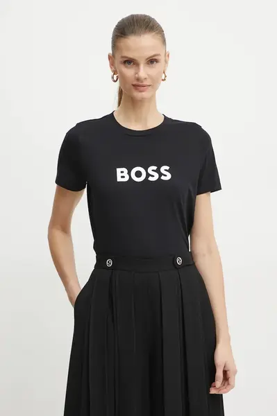 BOSS Orange Bavlněné tričko Boss Orange BOSS ORANGE C_Elogo_5