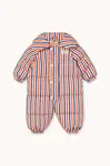 Kojenecký overal Tinycottons STRIPES PADDED OVERALL