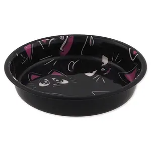 Miska Magic Cat s kočkami černá 13cm, 250ml
