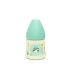 SUAVINEX Kojenecká láhev 150 ml, silikon, 3-poziční, modrý indián