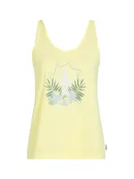 O'NEILL Top  modrosivá / svetložltá / zelená