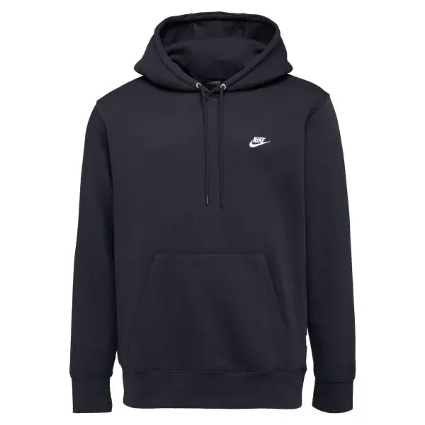 Nike CLUB FLEECE PULLOVER HOODIE Pánská mikina, černá, velikost XXL