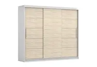 Šatní skříň Alba II - bez zrcadla Barva korpusu: Bílá, Dveře: Dub sonoma