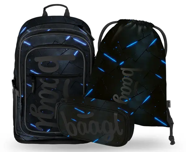 Baagl Školní set Cubic Flash