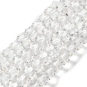 Transparent Glass Beads Strands