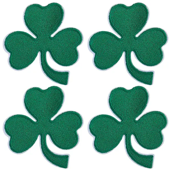 Saint Patrick's Day Iron on Shamrock Cloth Patches