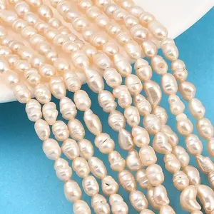 Natural Cultured Freshwater Pearl Beads Strands
