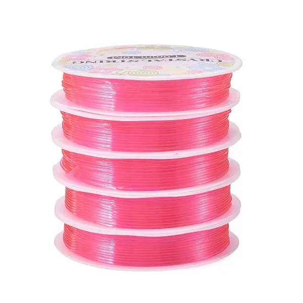 5 Rolls Round Elastic Crystal Thread