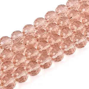 Transparent Glass Bead Strands