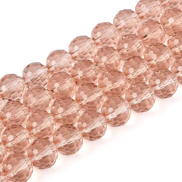 Transparent Glass Bead Strands