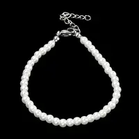 Glass Pearl Beaded Bracelet for Women