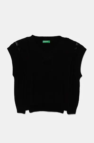 Dětská vesta s příměsí vlny United Colors of Benetton