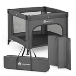 PETITE&MARS Ohrádka cestovní Nook Urban Charcoal Grey