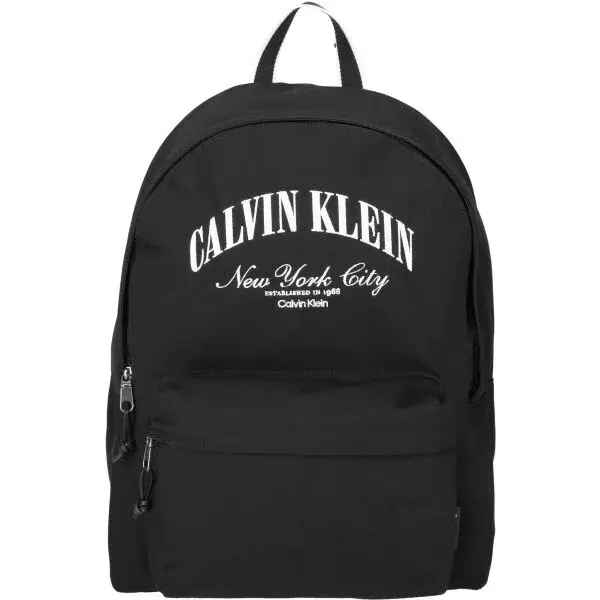 Calvin Klein GRAPHIC CAPSULE ROUND BACKPACK Městský batoh, černá, velikost