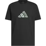adidas BL 3-BAR TEE M Pánské triko, černá, velikost