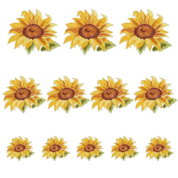 Flower Self Adhesive Computerized Embroidery Cloth Iron on/Sew on Patches