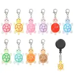 24Pcs 6 Colors Resin Pendant Decorations