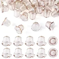 30Pcs Acrylic Bead Caps for Wind Chimes Making