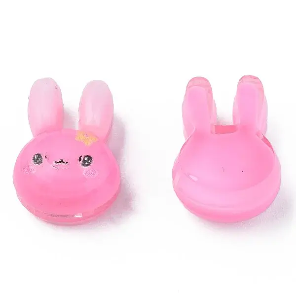 Printed Translucent Epoxy Resin Cabochons