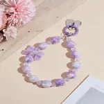 Bowknot Acrylic Beaded Mobile Straps