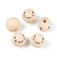 Printed Schima Wood Beads