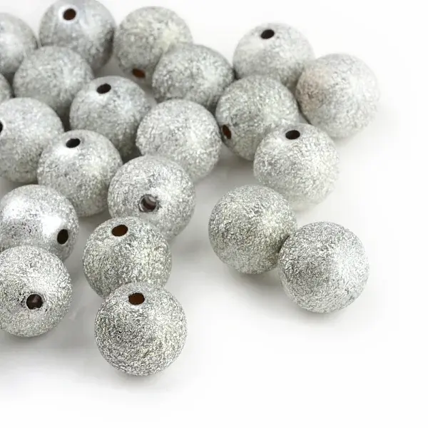 Spray Painted Acrylic Beads