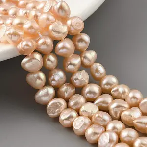 Natural Cultured Freshwater Pearl Beads Strands