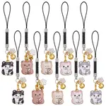 Cat & Flower Alloy Enamel Pendant Decoraions