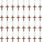 DIY Cross Wood Pendant Decoration Making Kit