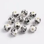 Handmade Printed Porcelain Beads