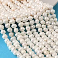 Natural Cultured Freshwater Pearl Beads Strands
