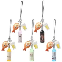 5Pcs Resin Mobile Straps