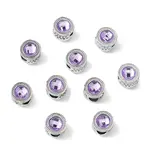Alloy Acrylic European Beads