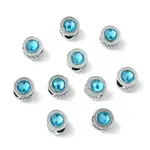 Alloy Acrylic European Beads
