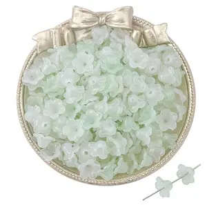 100Pcs Acrylic Bead Caps