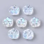 Electroplate Transparent Glass Beads