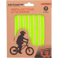 Arcore AR STICKER 16 Reflexné cyklo samolepky, reflexný neón, veľkosť
