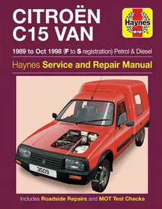 Citroen C15 Van Petrol & Diesel (89 - Oct 98) Haynes Repair Manual - Haynes Publishing