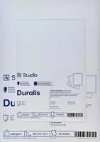 Bílý karton Duralis 400g A5, 10 listů