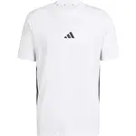 adidas 3-STRIPES SJ TEE Pánské triko, bílá, velikost