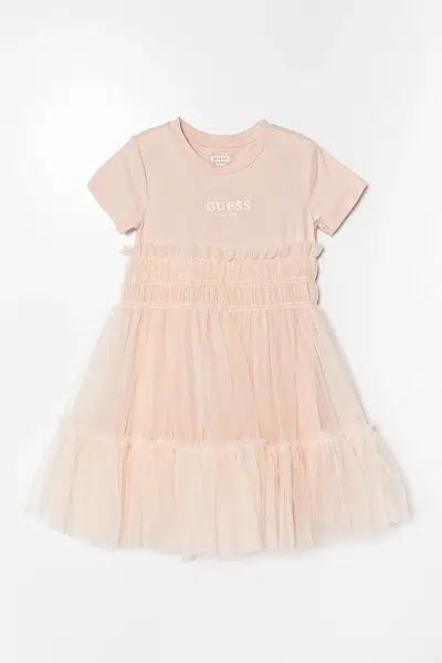 Dívčí šaty Guess oranžová barva, mini, K5RK14 K6YW0