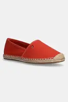 Espadrilky Tommy Hilfiger FLAG CANVAS ESPADRILLE oranžová barva, FW0FW08541