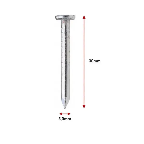 Pozinkované Lepenkové Klince 3,0×30 mm