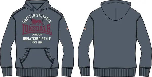 Lonsdale pánská mikina s kapucí