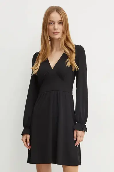 Šaty Morgan RSASHA černá barva, mini, RSASHA