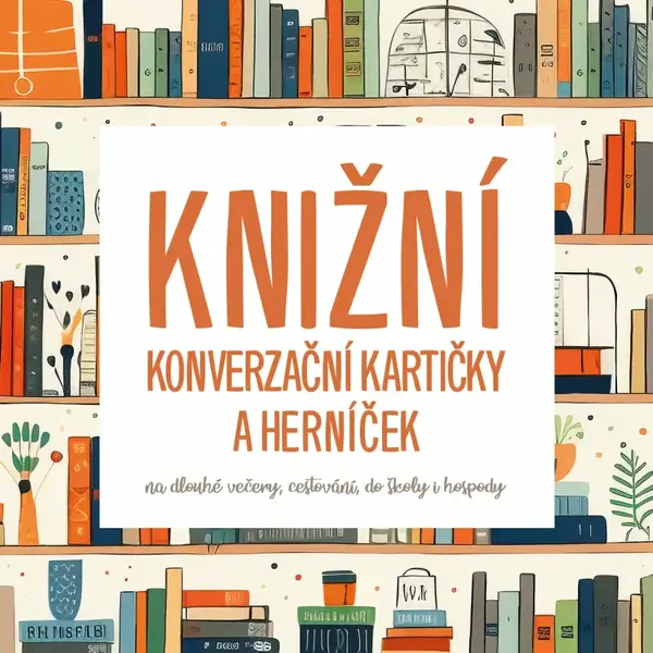 Knižní konverzační kartičky a herníček (poškozená) - Sabina Bubníková