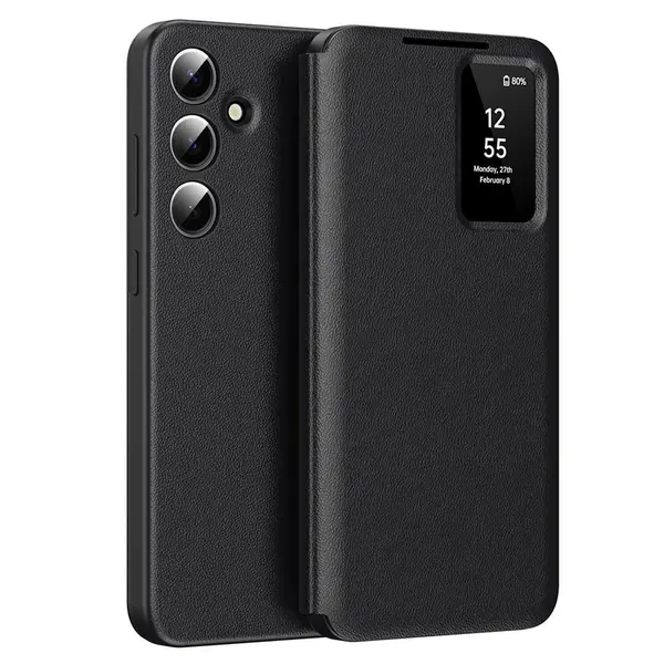 Techsuit SmartView, Samsung Galaxy S25, černé