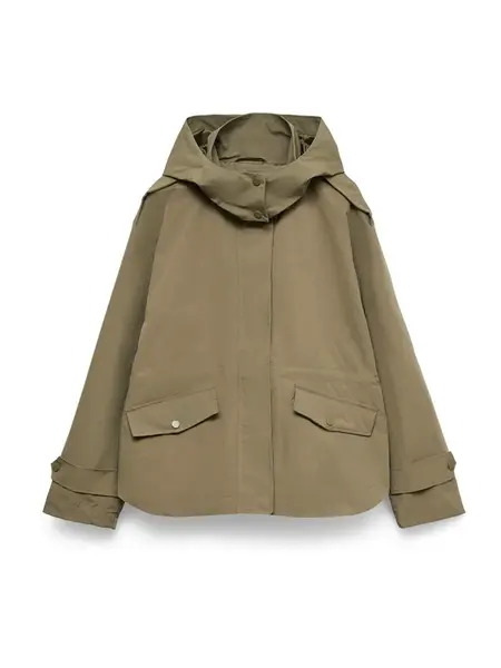 VERO MODA Prechodná bunda 'VMLeanne'  olivová